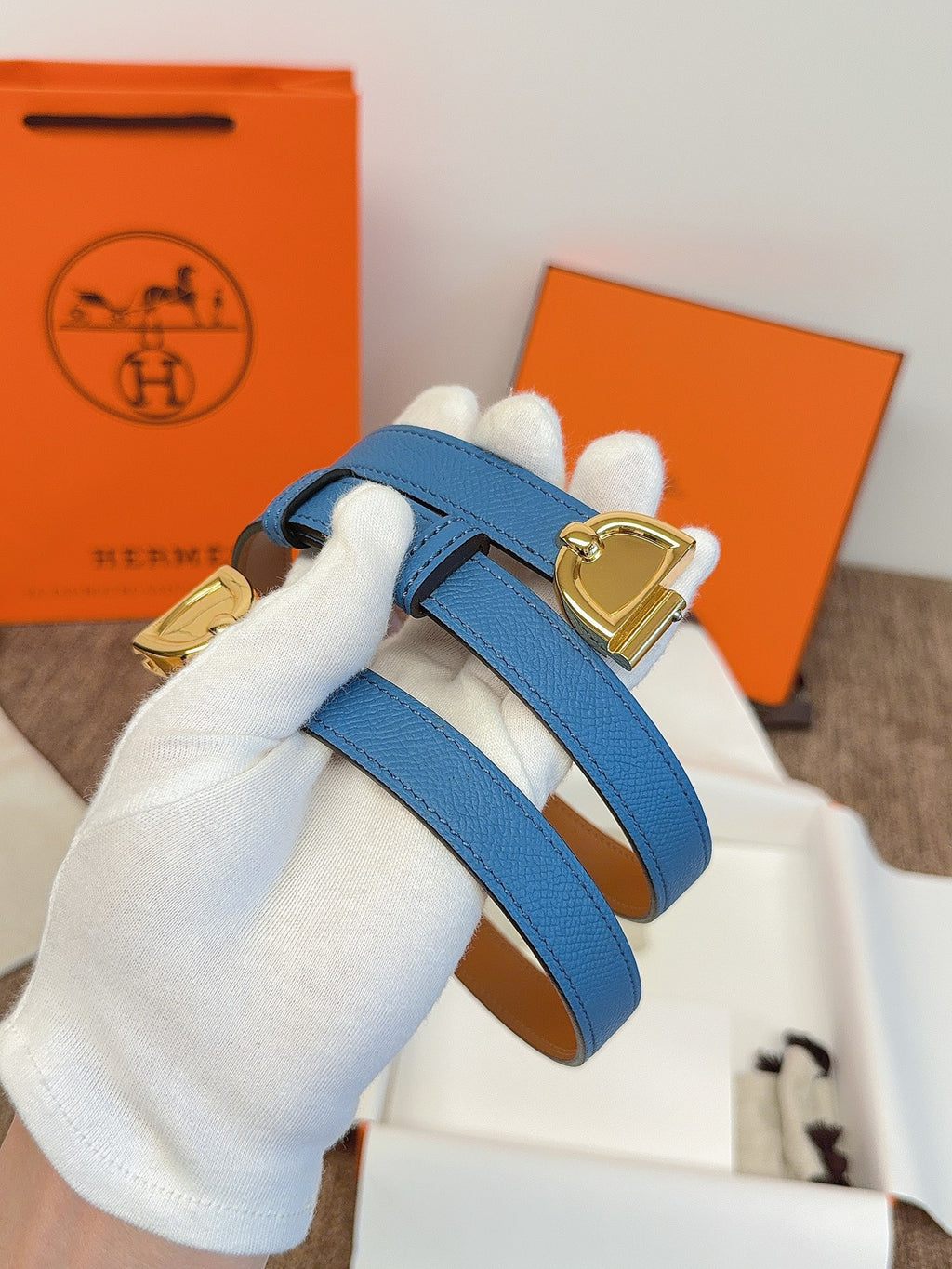 Ремінь Hermès зі шкіри Epsom