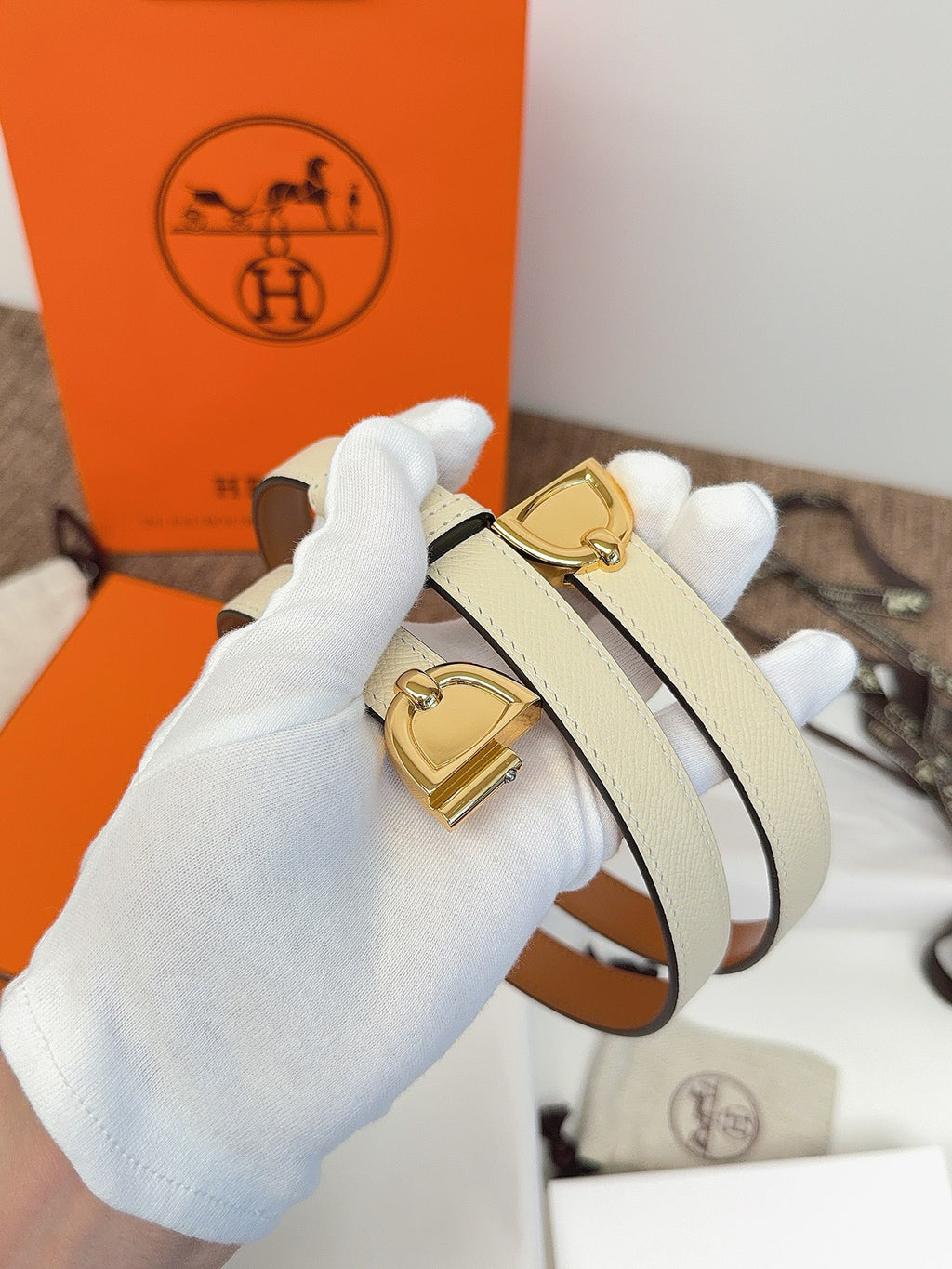 Ремінь Hermès зі шкіри Epsom