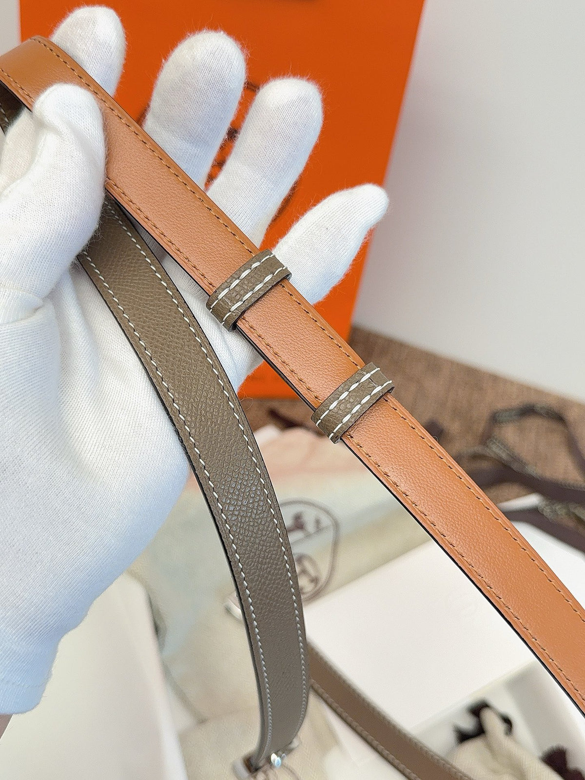 Ремінь Hermès зі шкіри Epsom