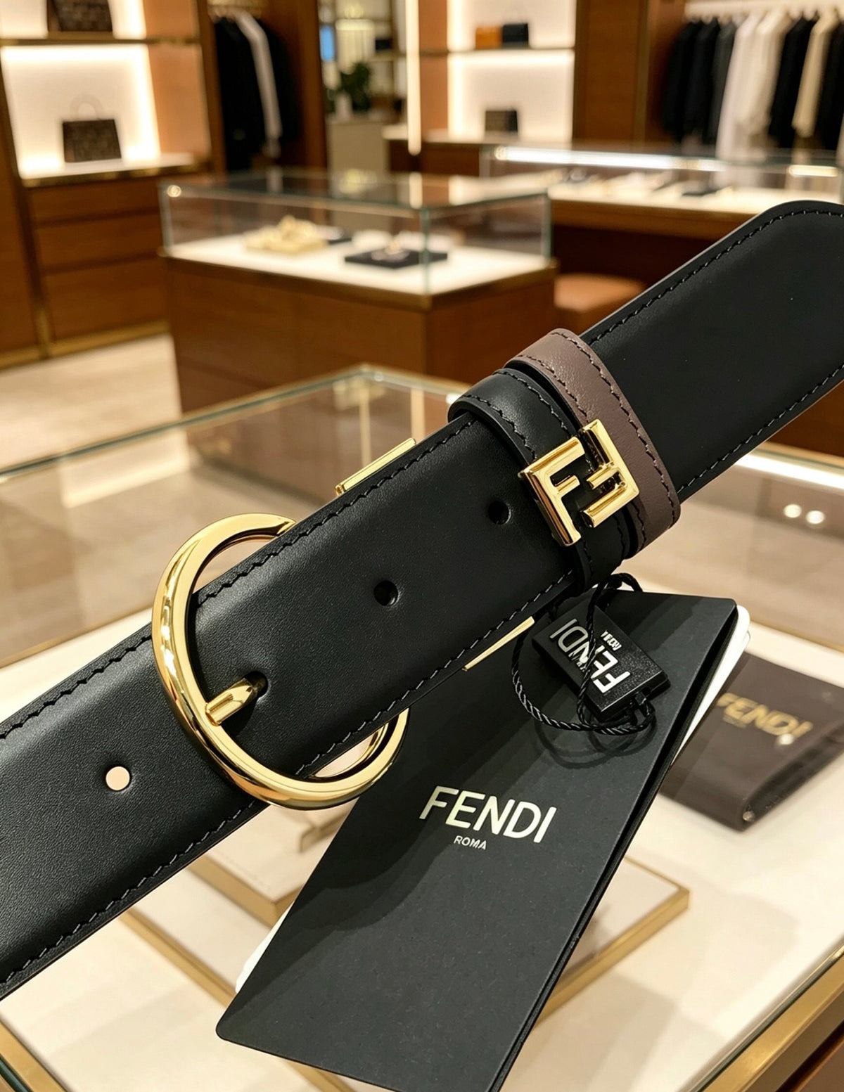 Ремінь Fendi з натуральної шкіри