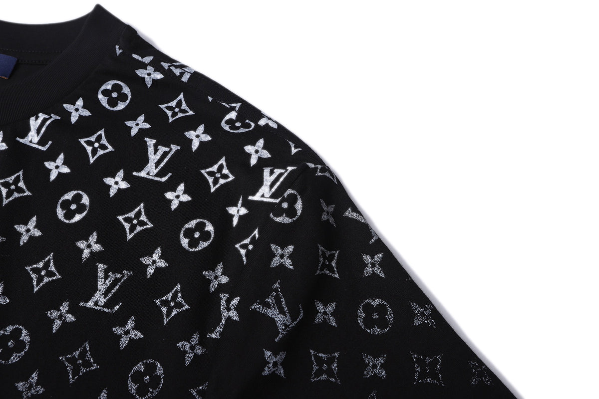 Футболка з бавовни з градієнтним оформленням Louis Vuitton — фото 5