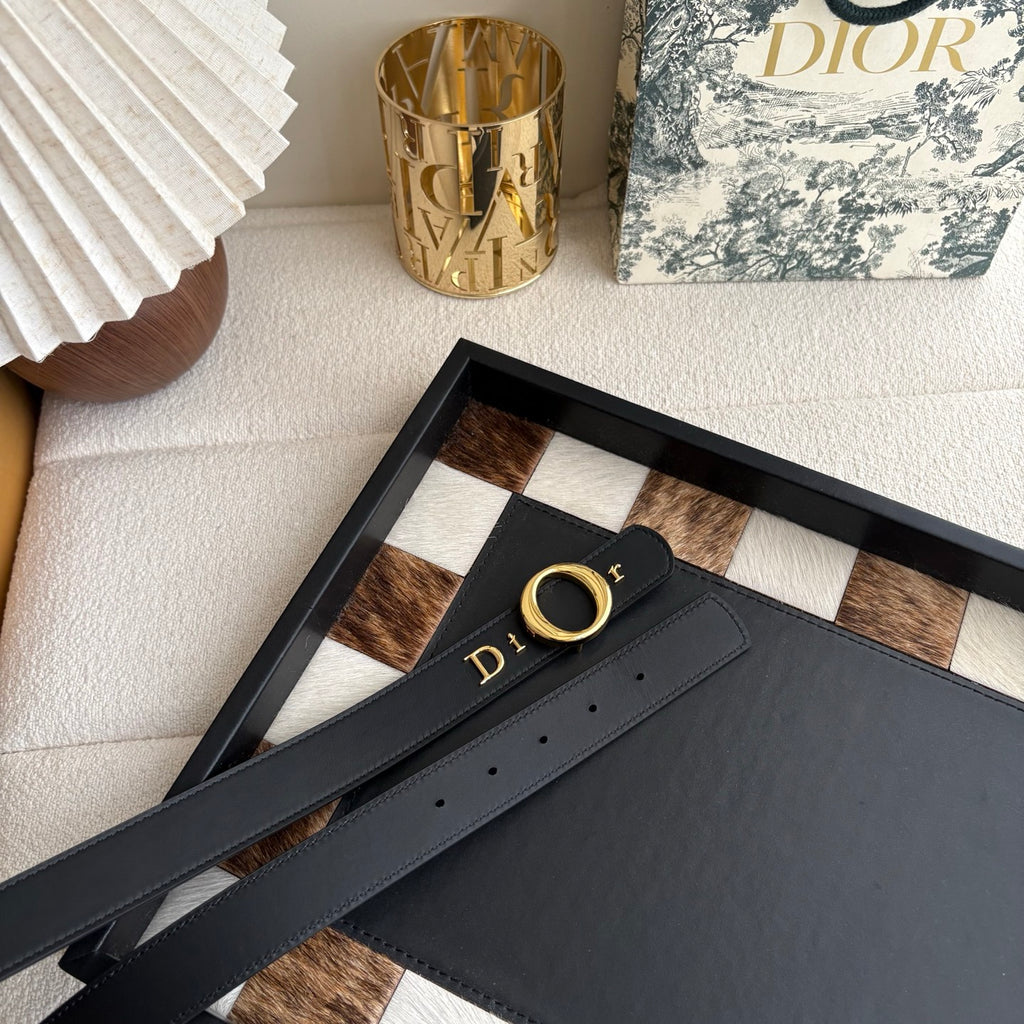Ремінь Dior з натуральної телячої шкіри