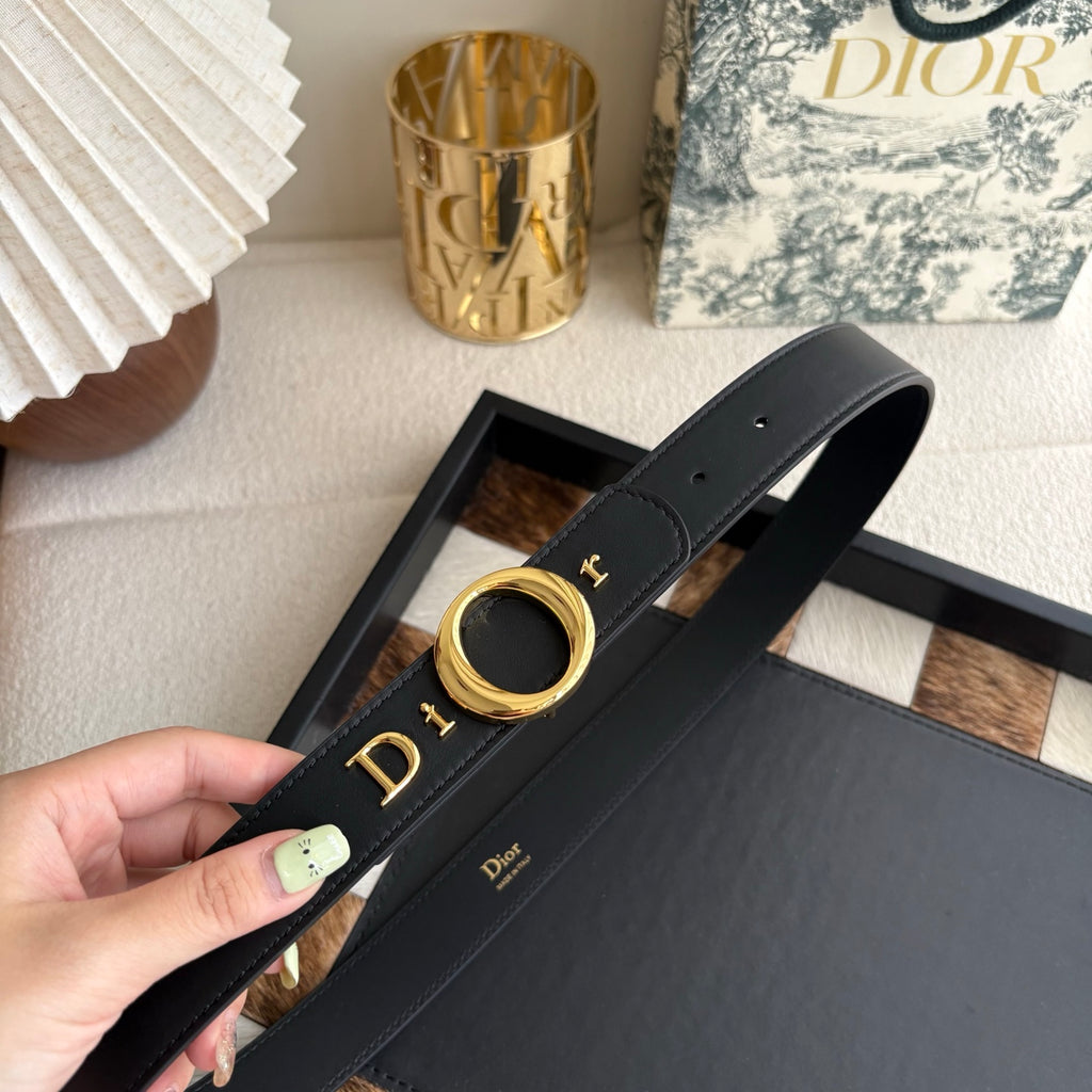 Ремінь Dior з натуральної телячої шкіри