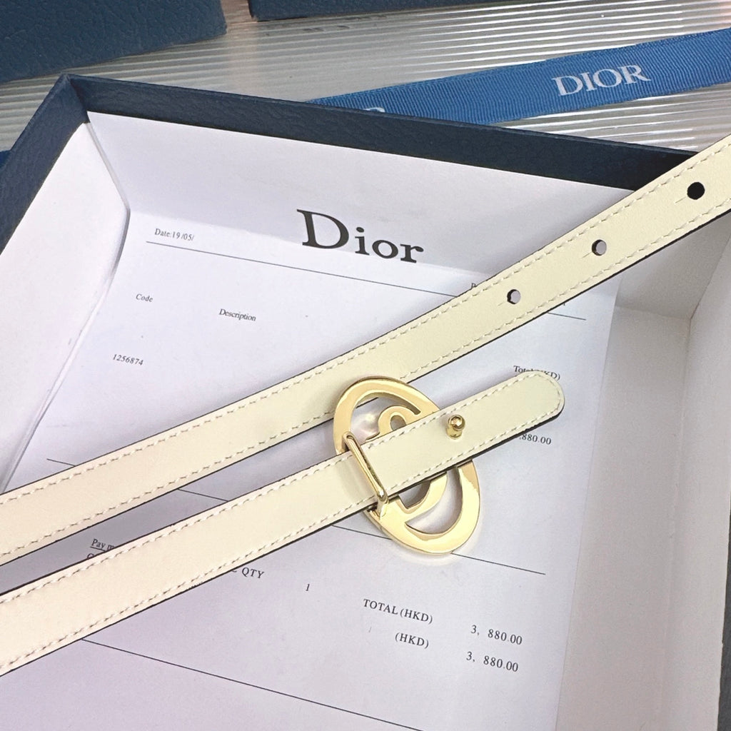Ремінь Dior з натуральної телячої шкіри