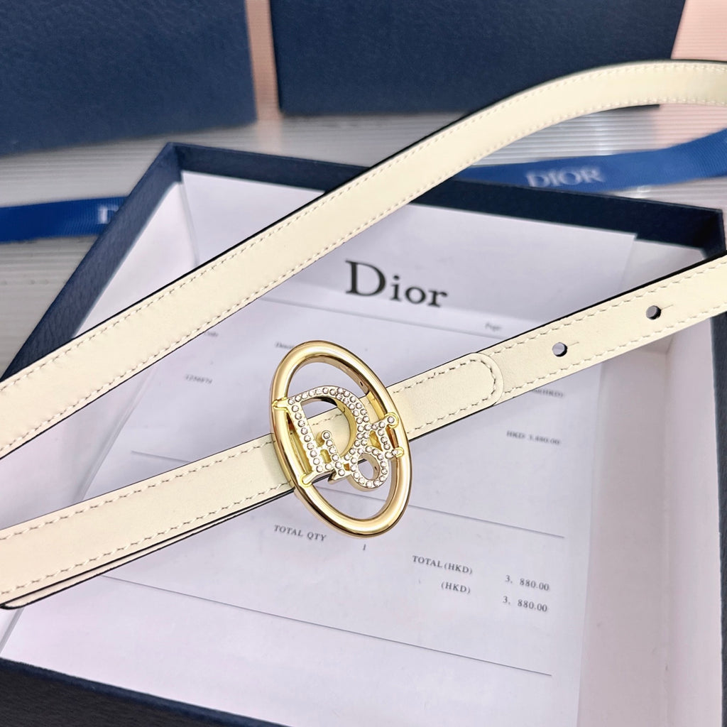 Ремінь Dior з натуральної телячої шкіри