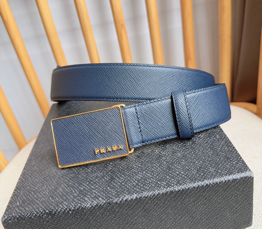 Ремінь Prada з натуральної шкіри