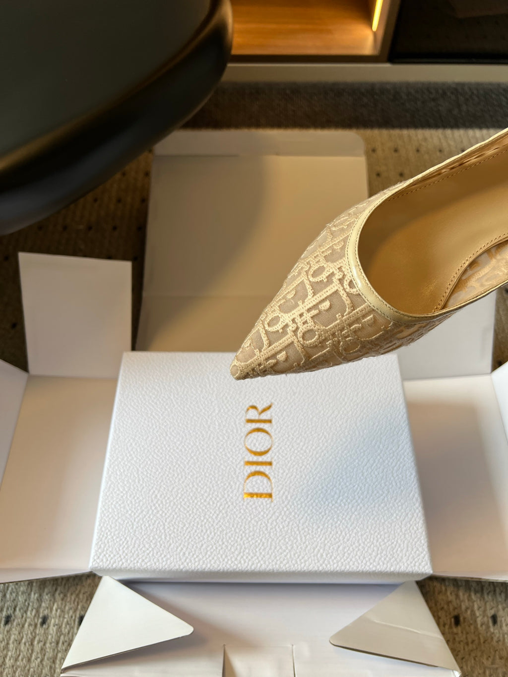 Жіночі елегантні шкіряні туфлі Dior