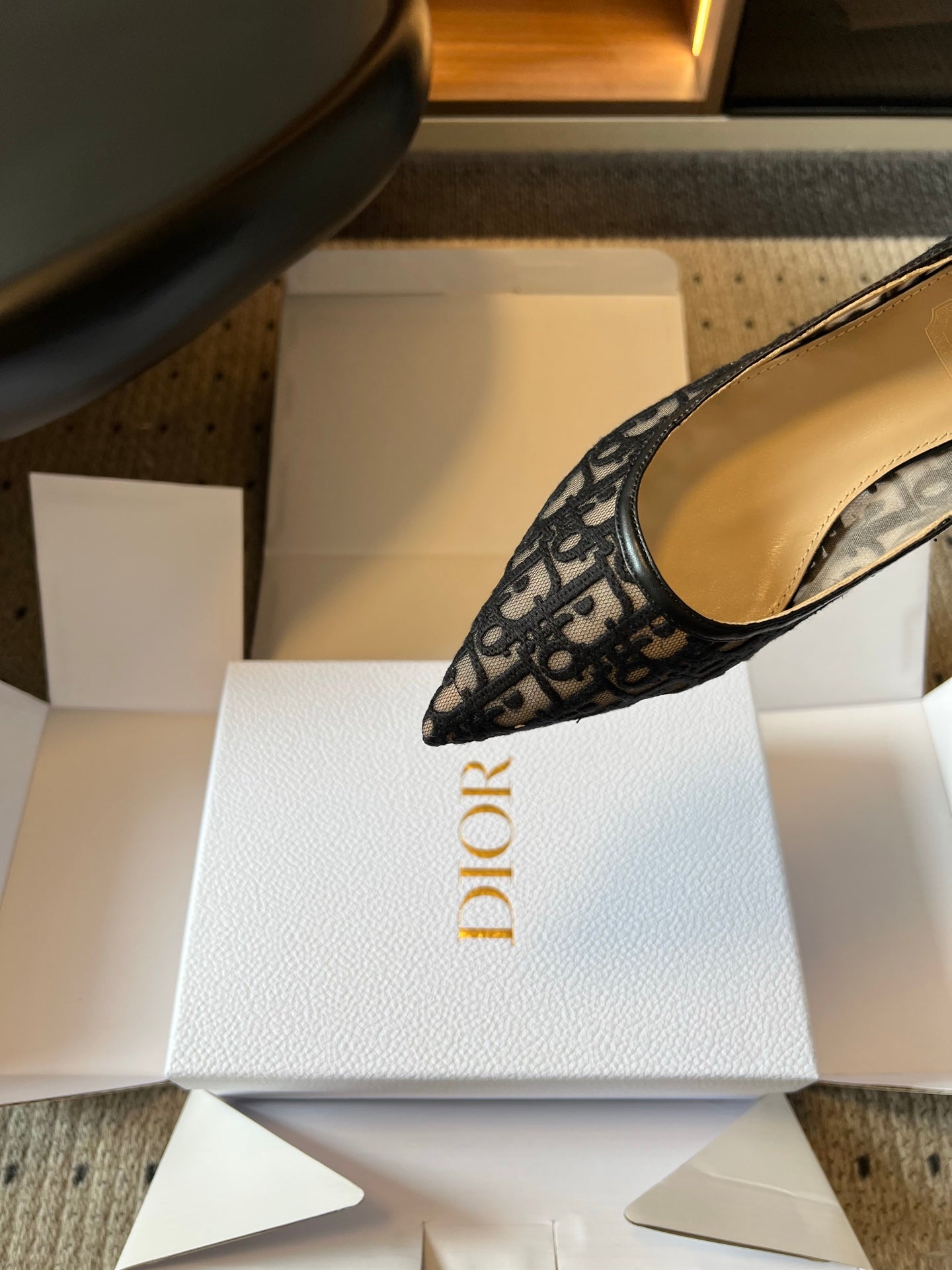 Жіночі елегантні шкіряні туфлі Dior