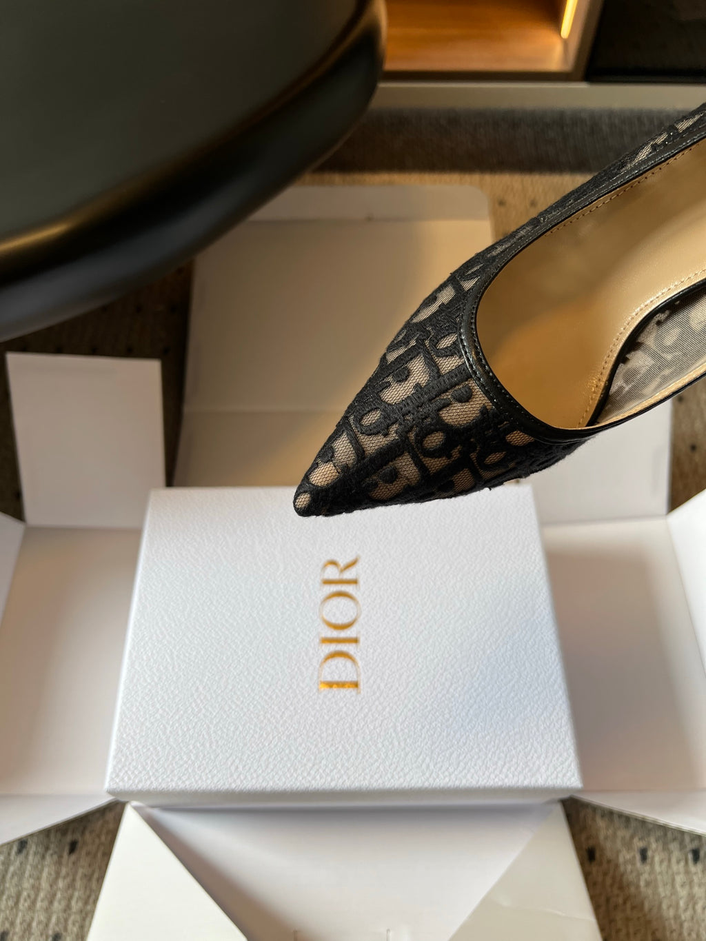Жіночі елегантні шкіряні туфлі Dior