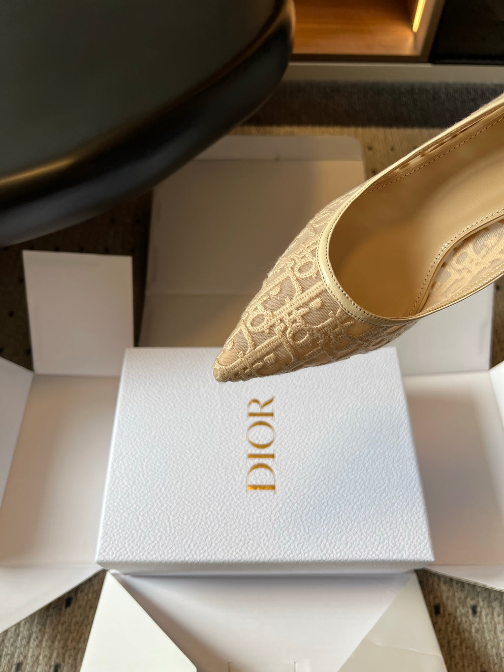 Жіночі елегантні шкіряні туфлі Dior
