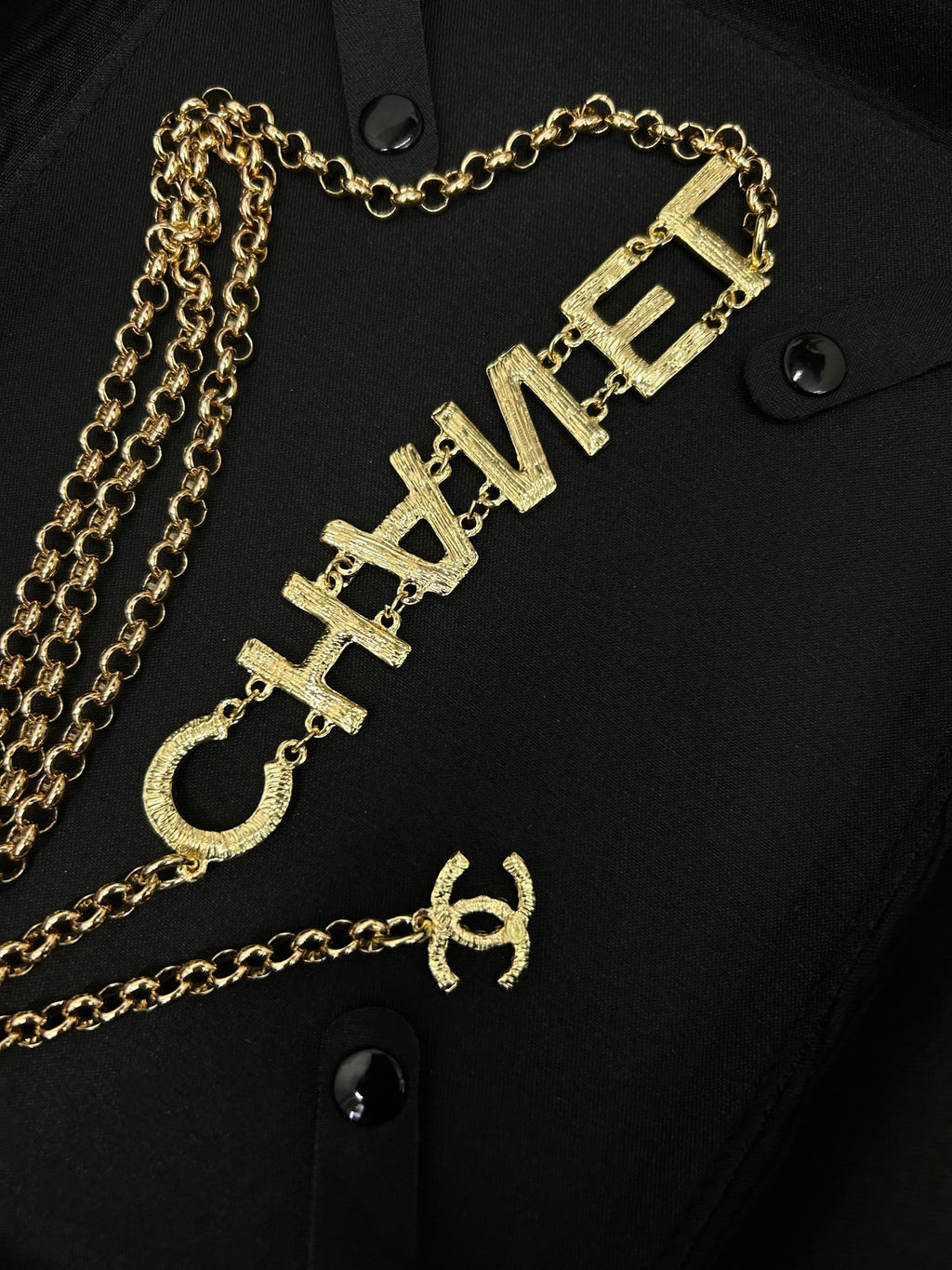 Пояс-ланцюжок Chanel із латуні