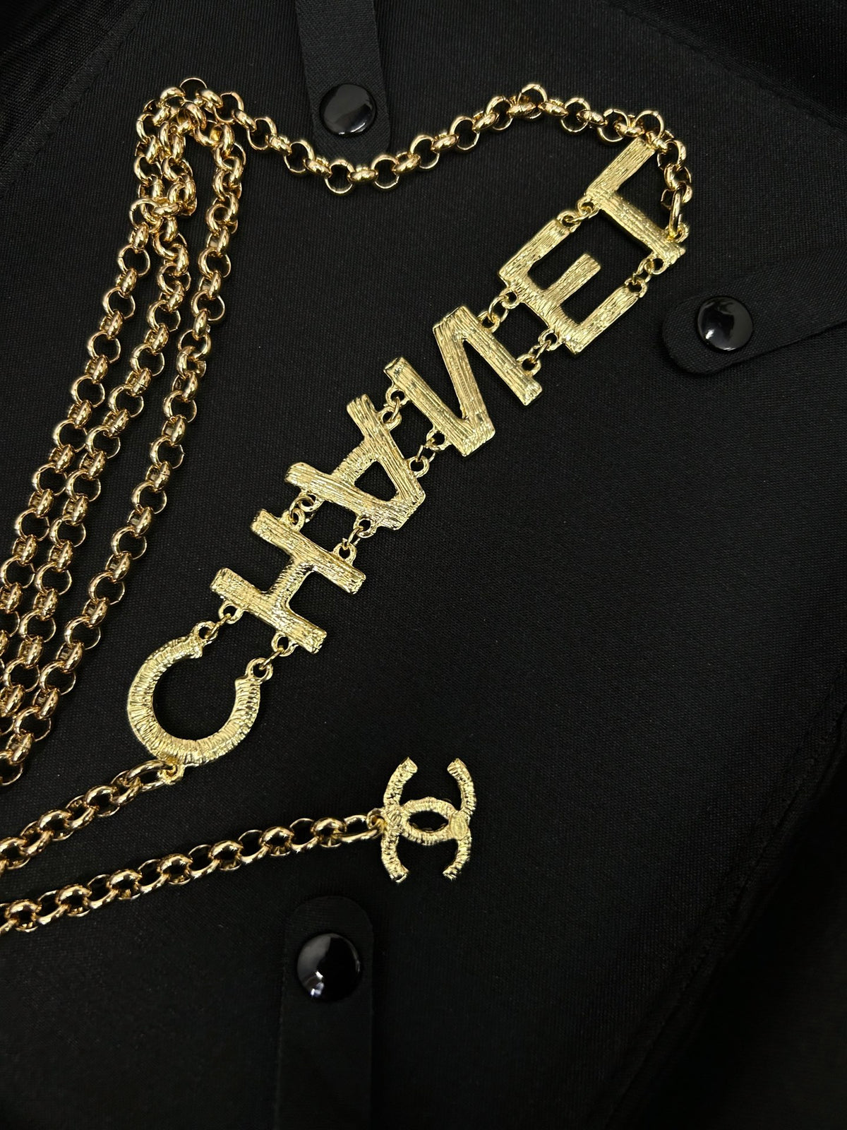Пояс-ланцюжок Chanel із латуні