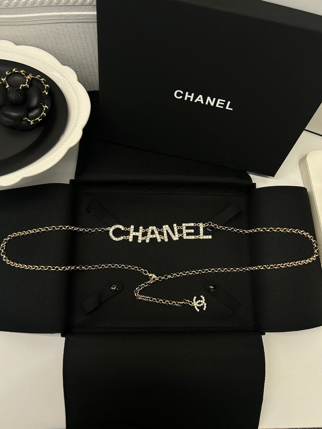 Пояс-ланцюжок Chanel із латуні