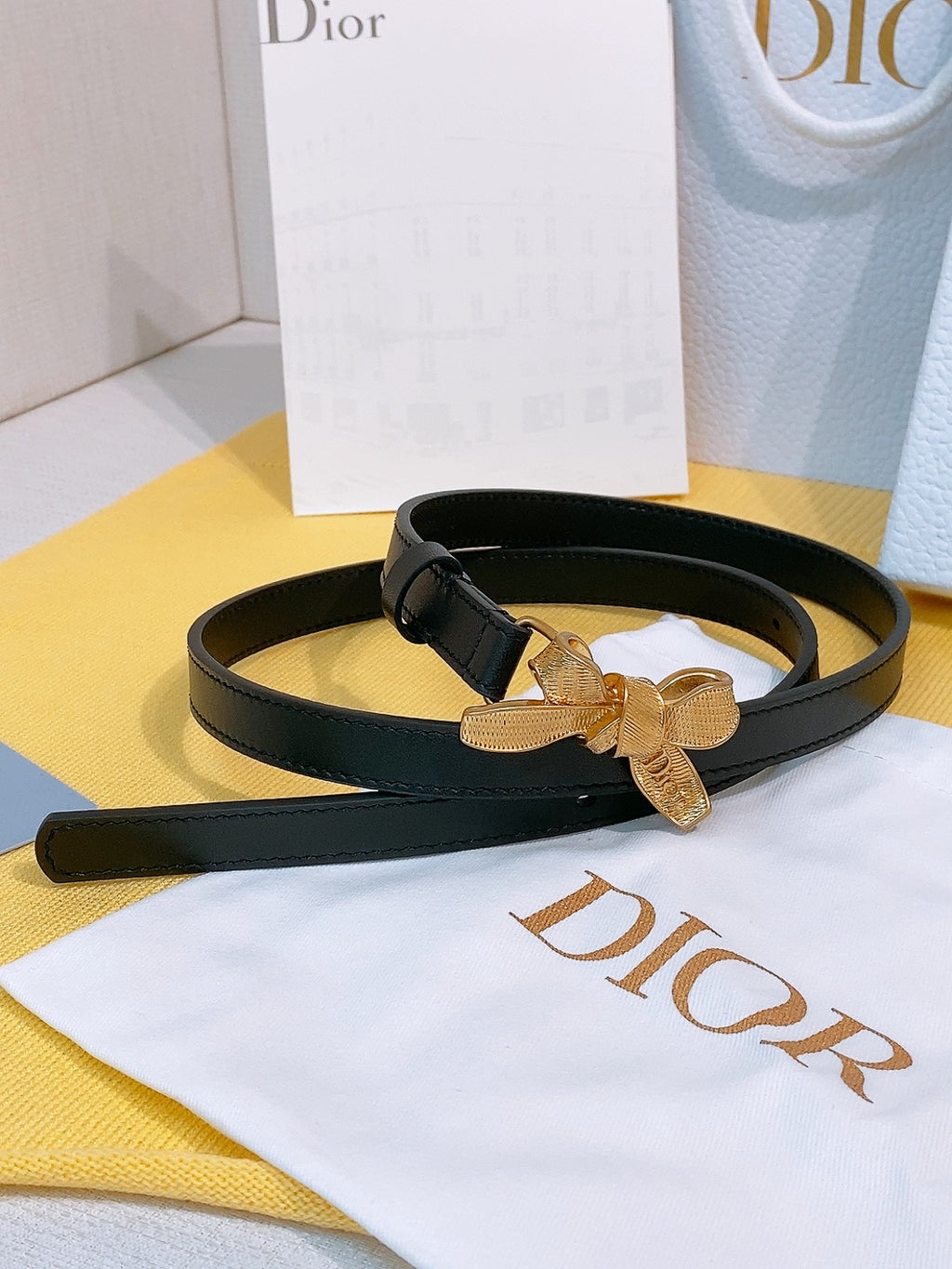 Ремінь Dior з натуральної телячої шкіри
