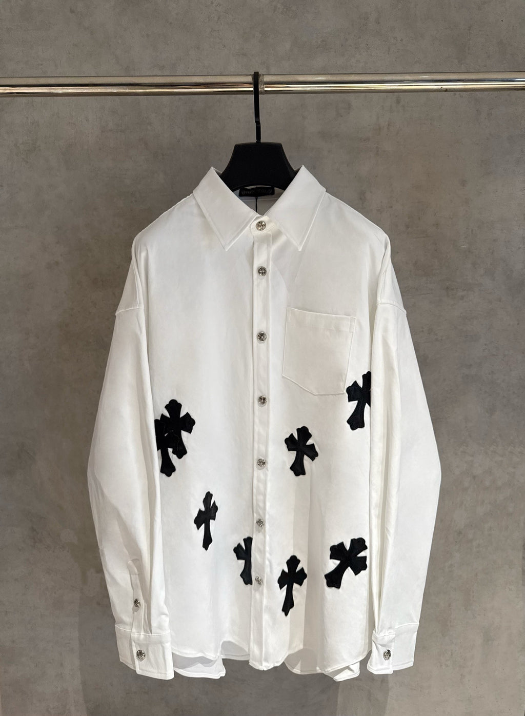 Чоловіча сорочка Chrome Hearts чорний