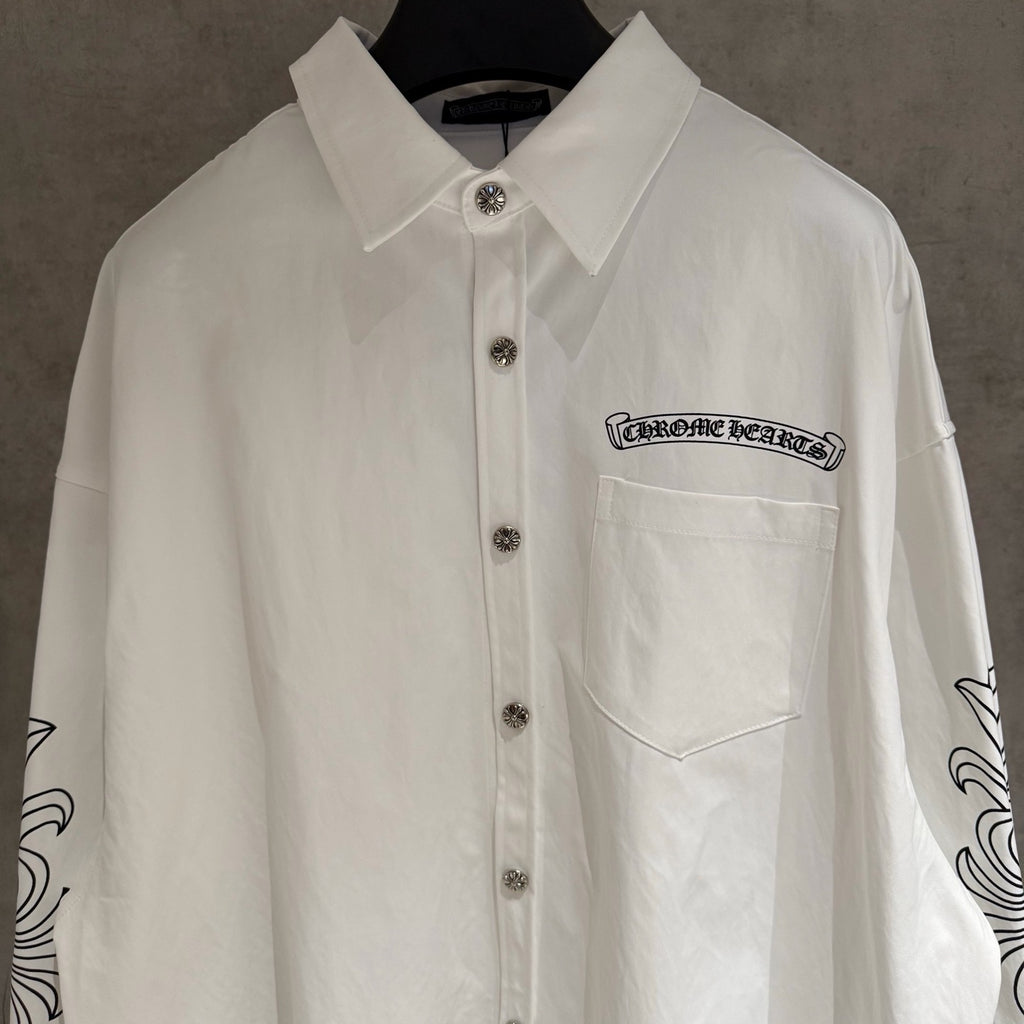 Чоловіча сорочка Chrome Hearts чорний