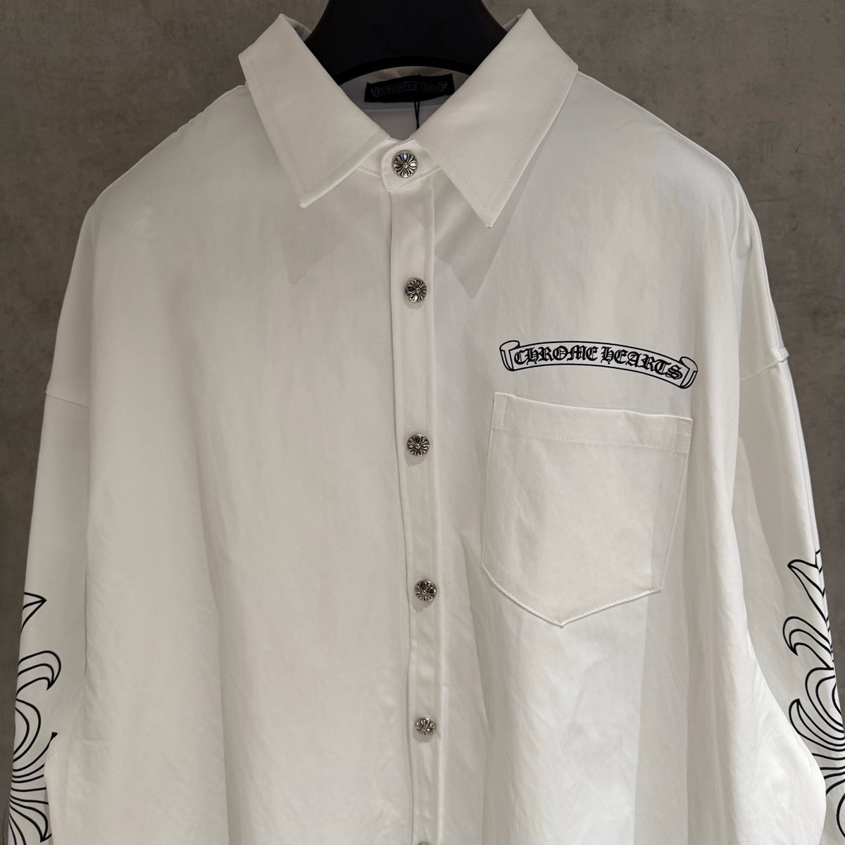 Чоловіча сорочка Chrome Hearts чорний