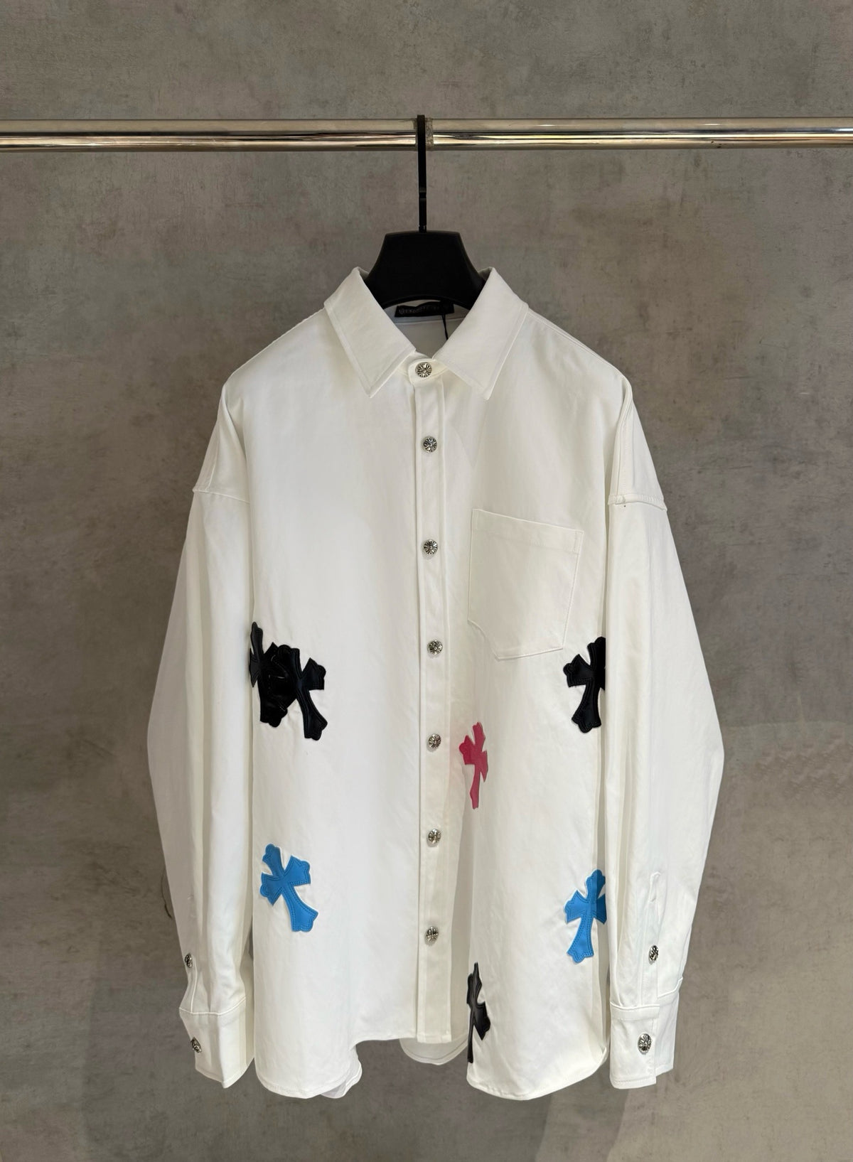 Чоловіча сорочка Chrome Hearts чорний