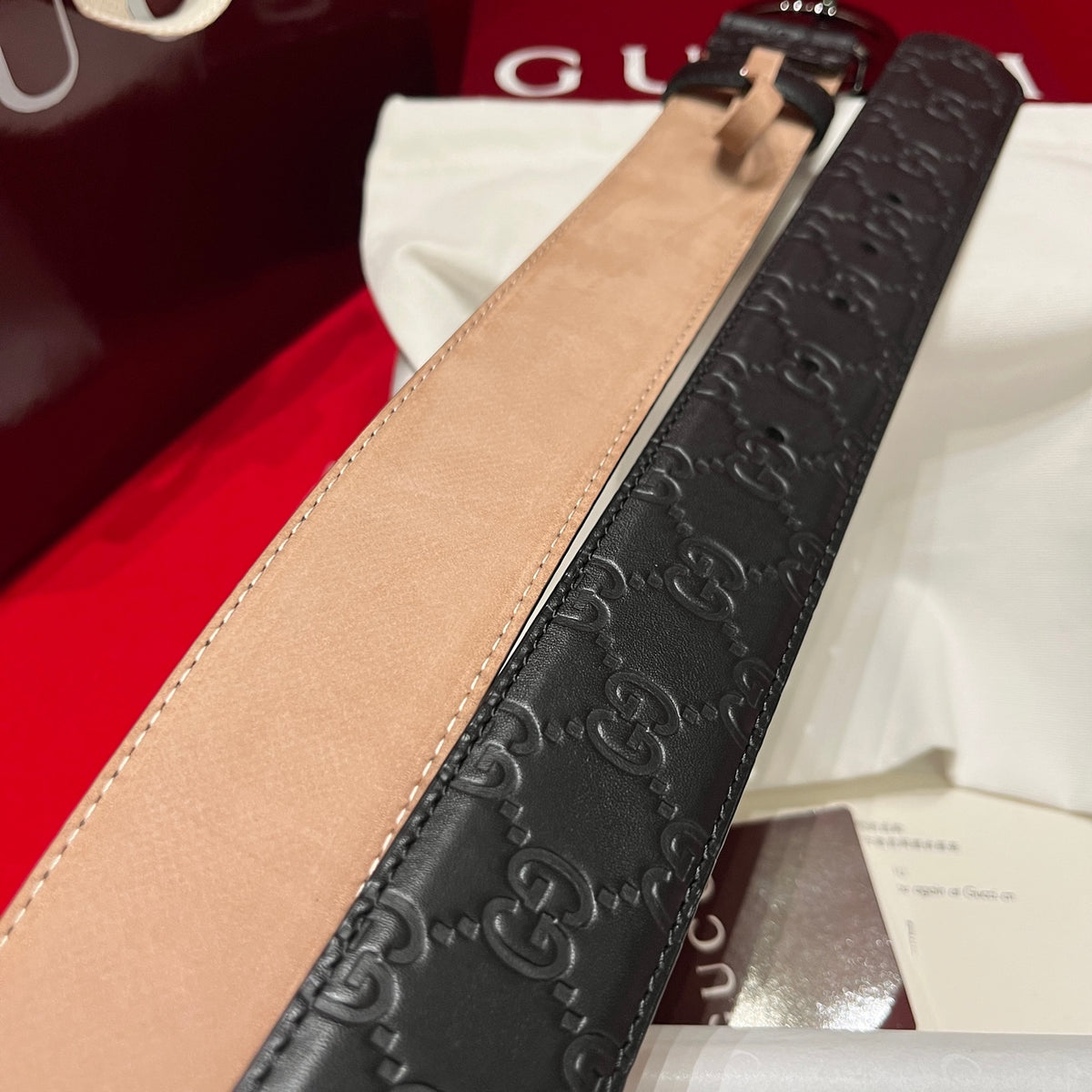 Ремінь Gucci з натуральної телячої шкіри