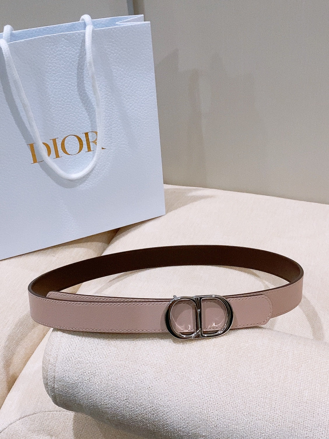 Ремінь Dior з натуральної телячої шкіри