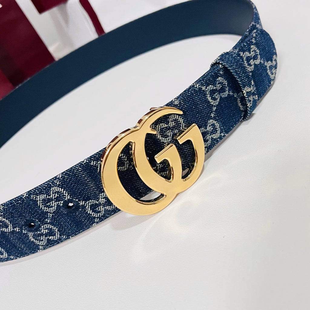 Ремінь Gucci з деніму