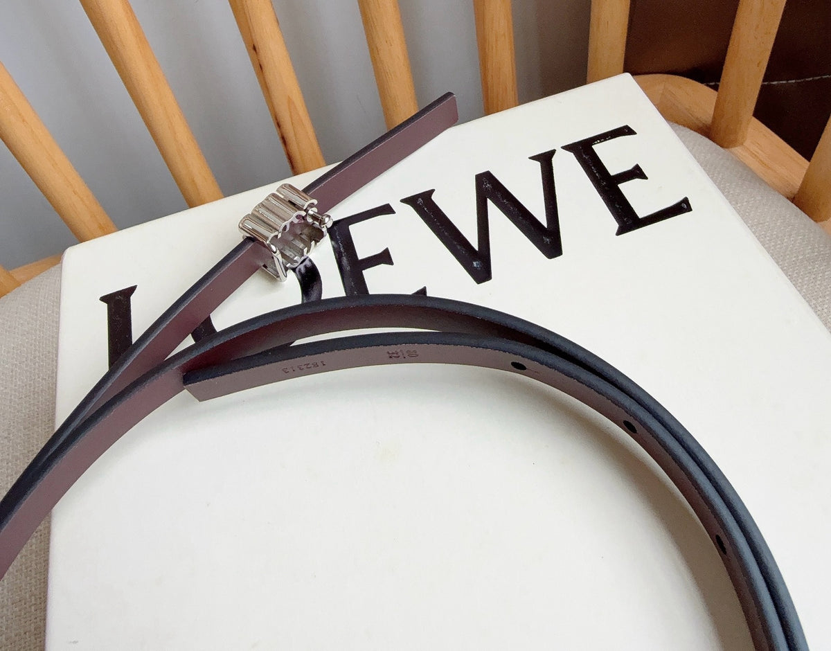 Ремінь Loewe з натуральної телячої шкіри
