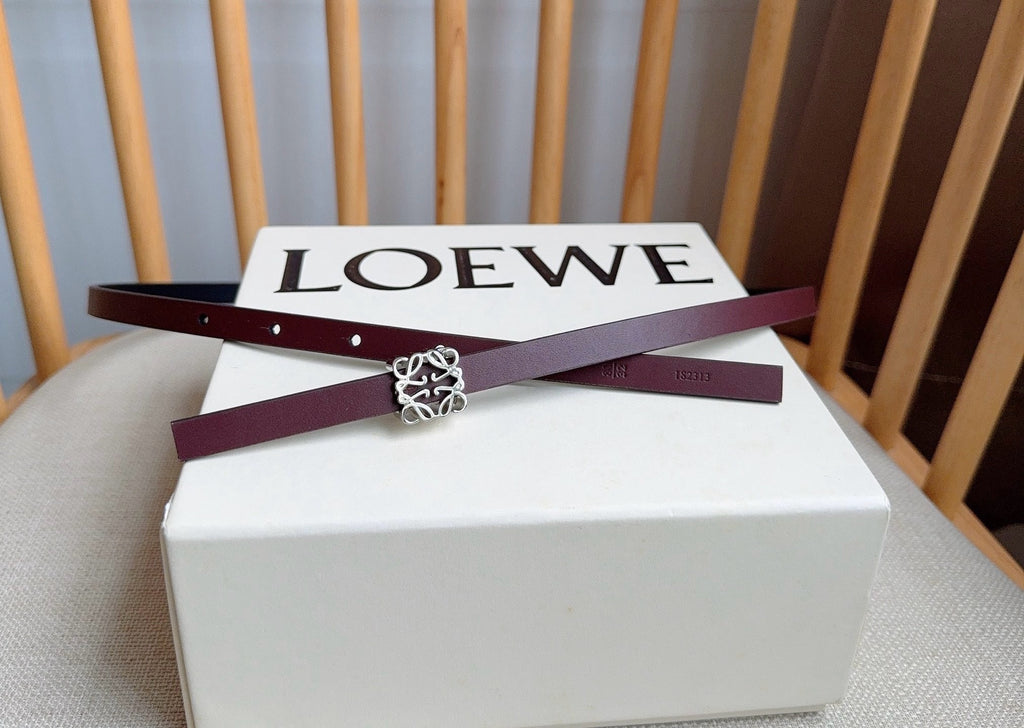Ремінь Loewe з натуральної телячої шкіри