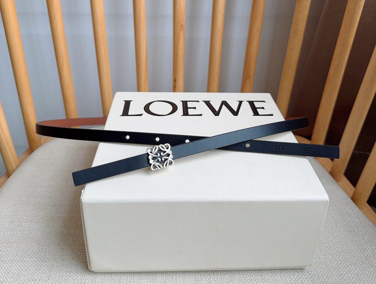 Ремінь Loewe з натуральної телячої шкіри