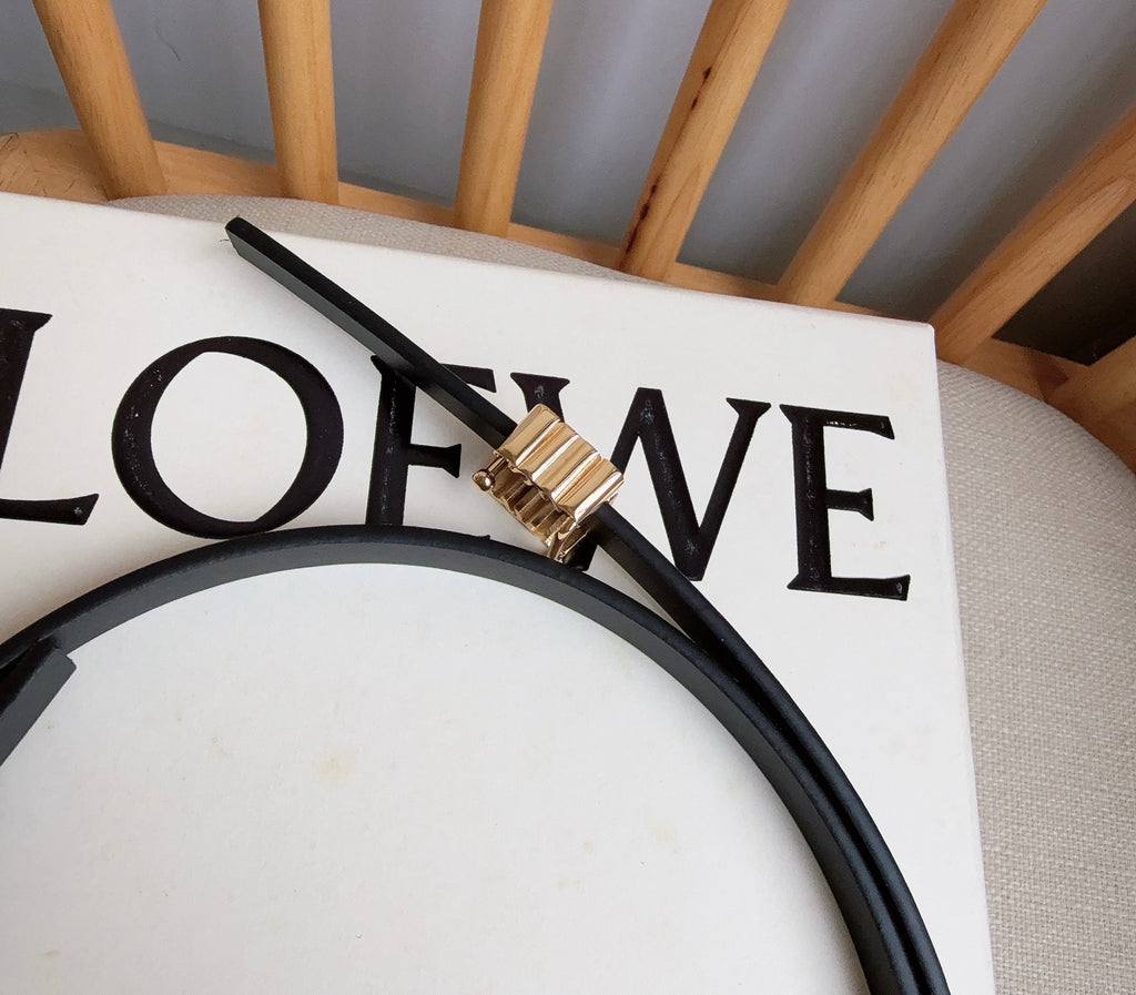 Ремінь Loewe з натуральної телячої шкіри
