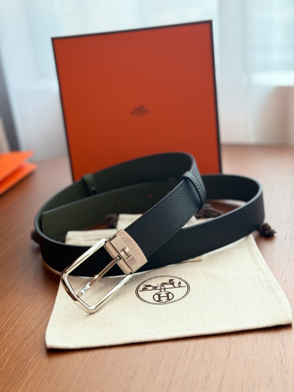Ремінь Hermès з натуральної шкіри
