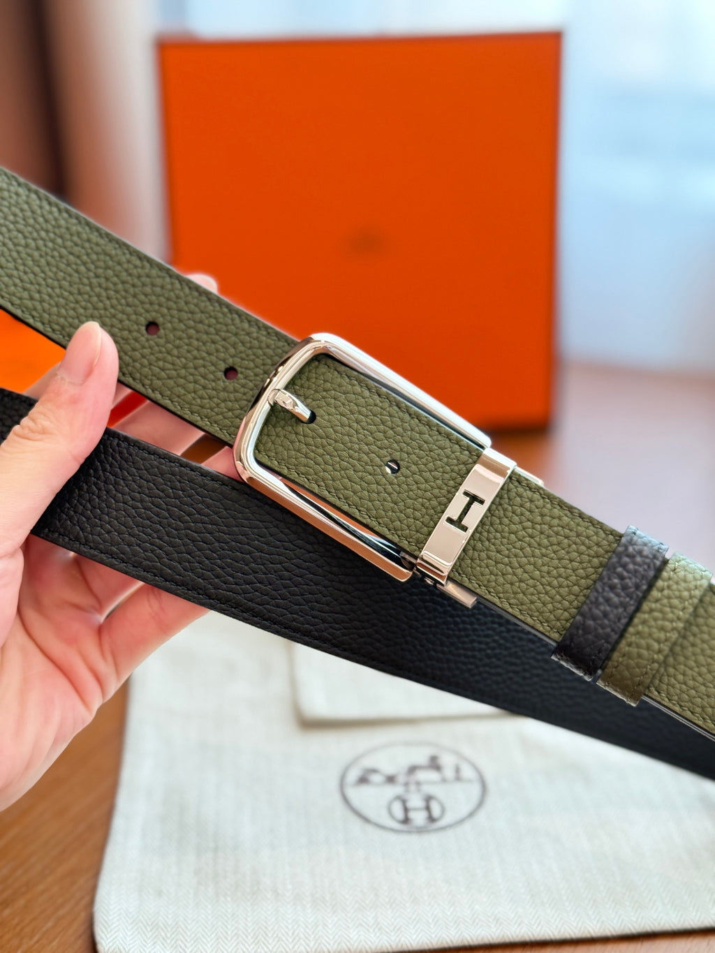 Ремінь Hermès з натуральної шкіри