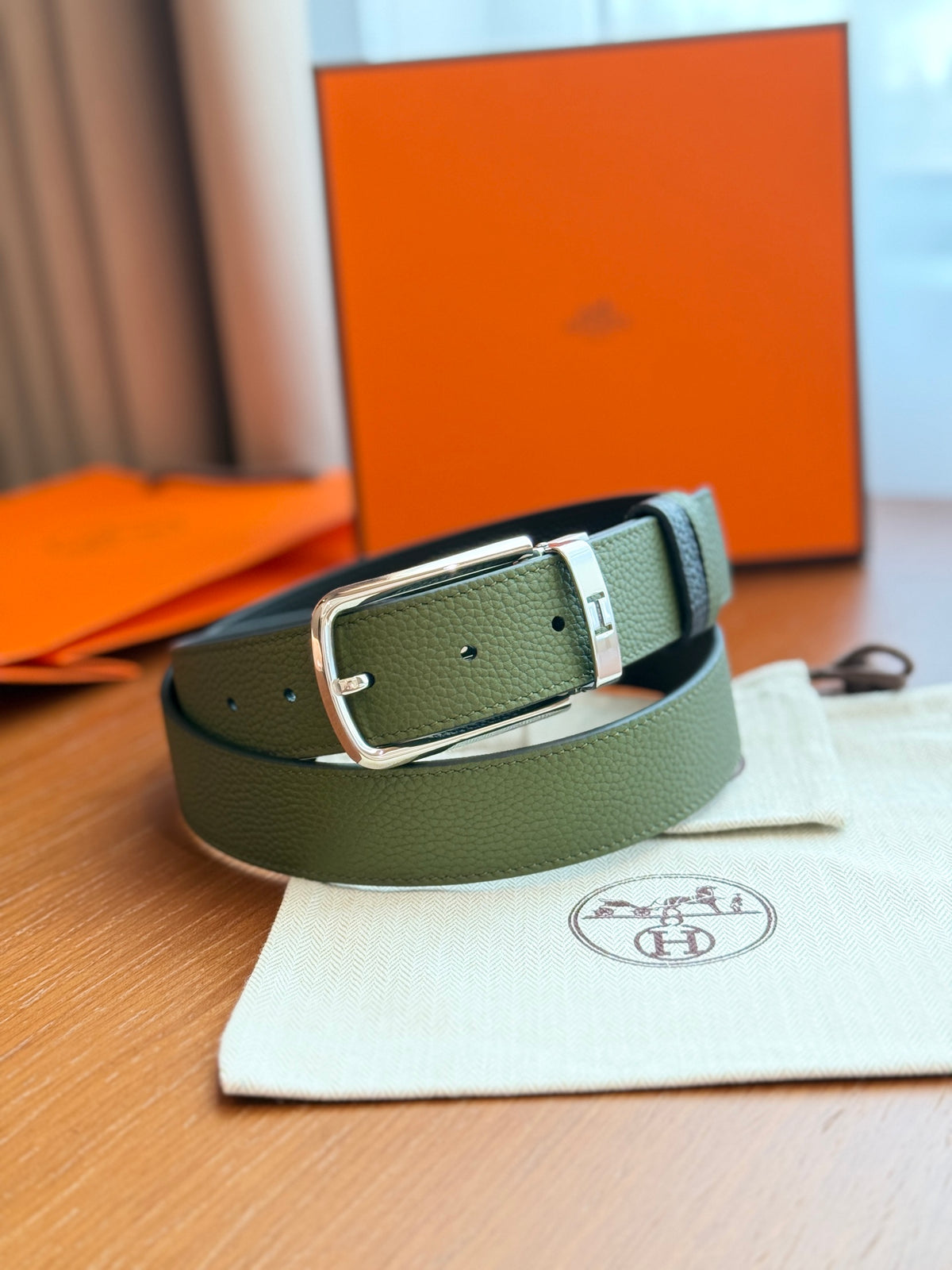 Ремінь Hermès з натуральної шкіри