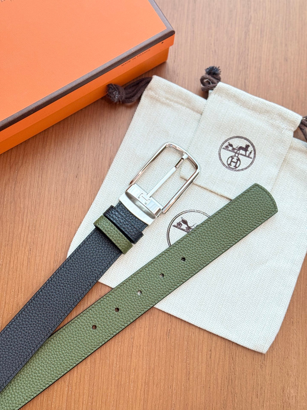 Ремінь Hermès з натуральної шкіри