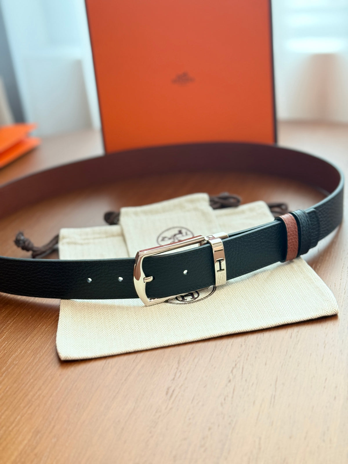 Ремінь Hermès з натуральної шкіри