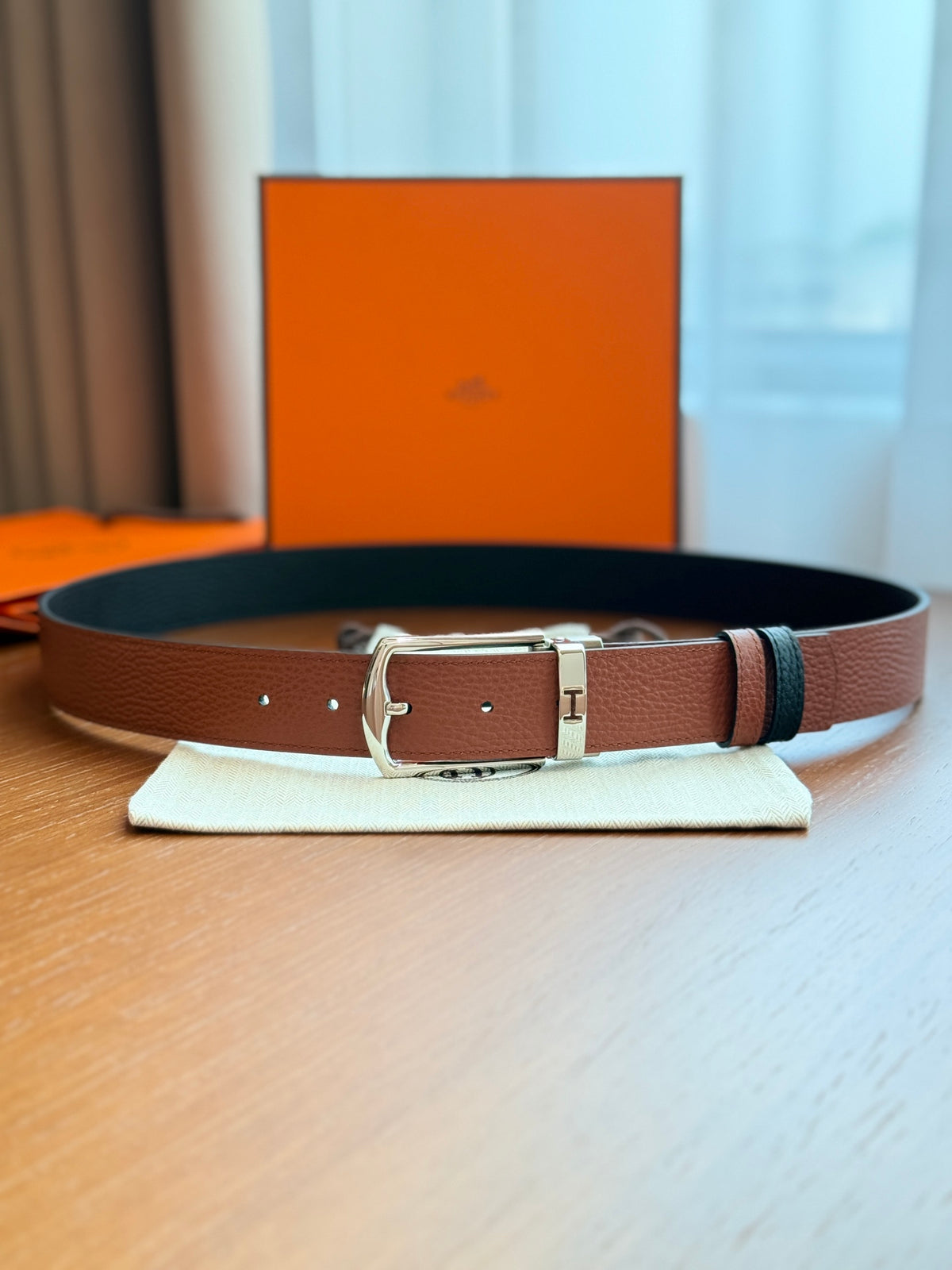 Ремінь Hermès з натуральної шкіри