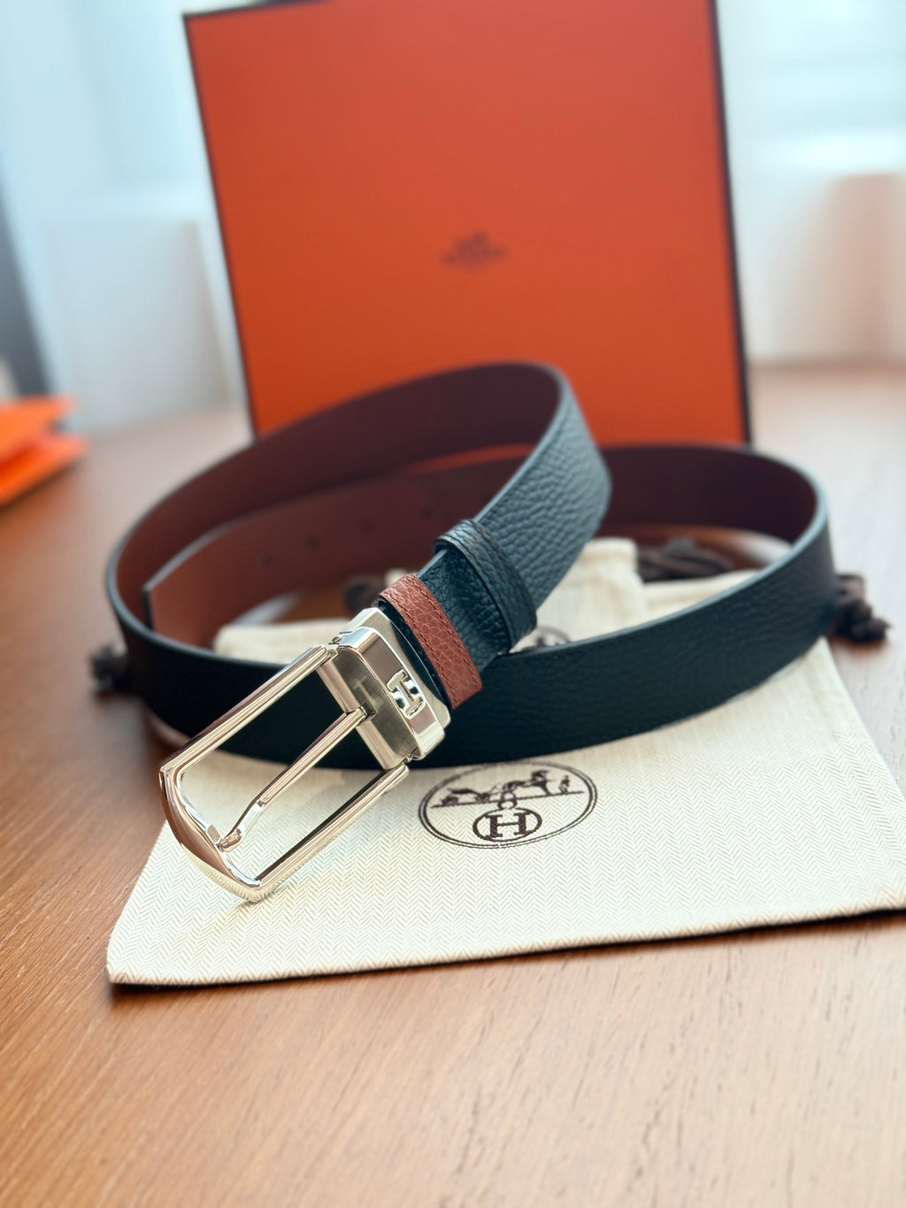 Ремінь Hermès з натуральної шкіри