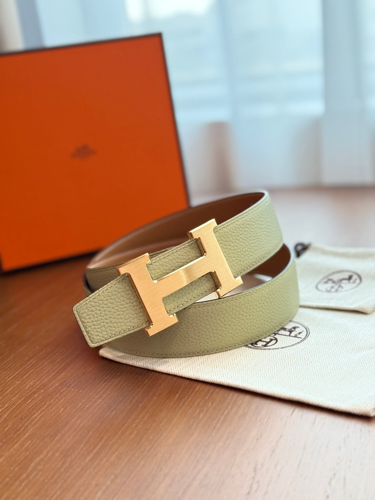 Ремінь Hermès з натуральної шкіри