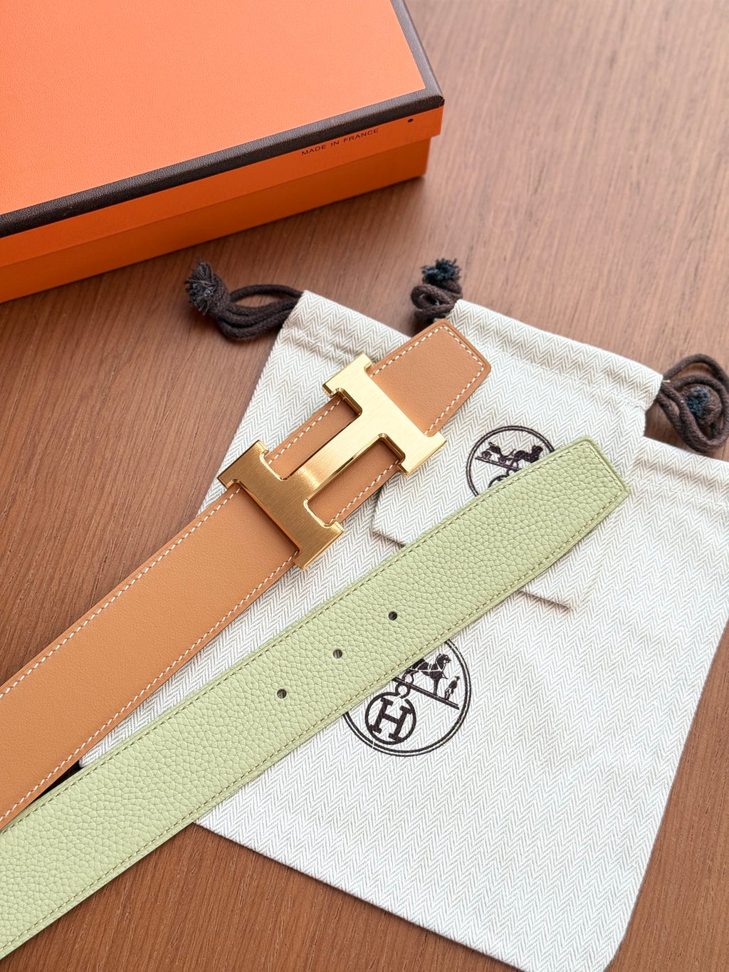 Ремінь Hermès з натуральної шкіри