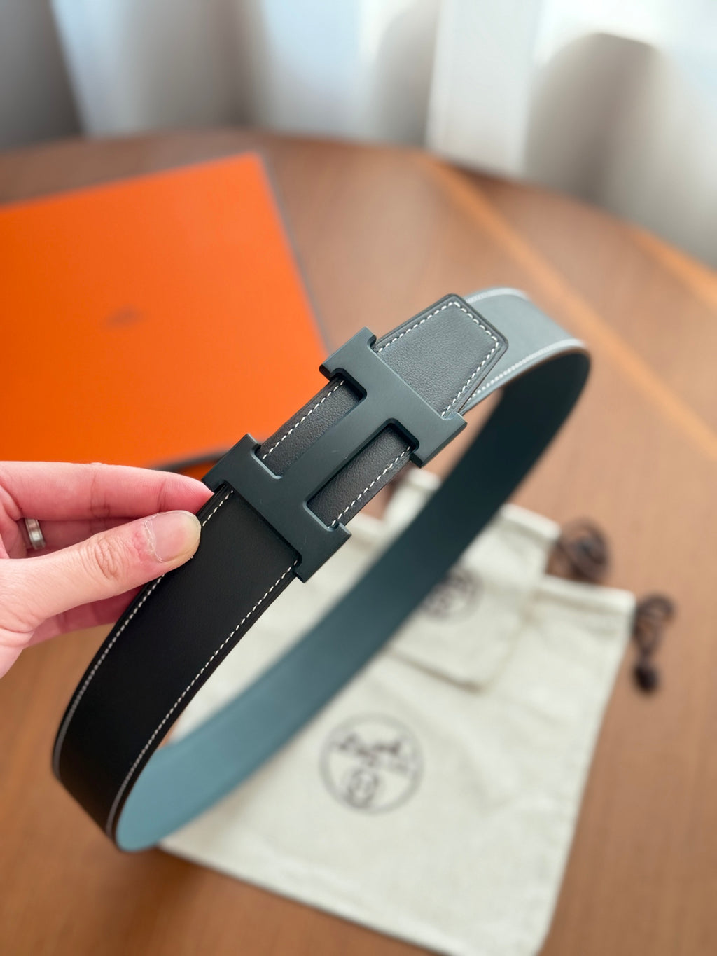 Ремінь Hermès з натуральної шкіри