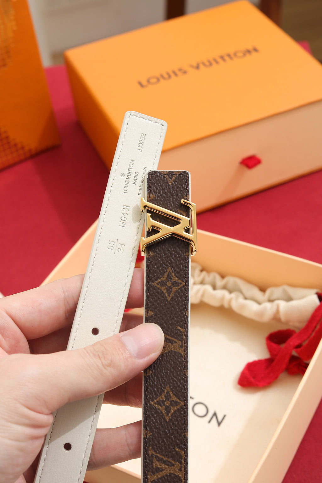 Ремінь Louis Vuitton Monogram з полотна