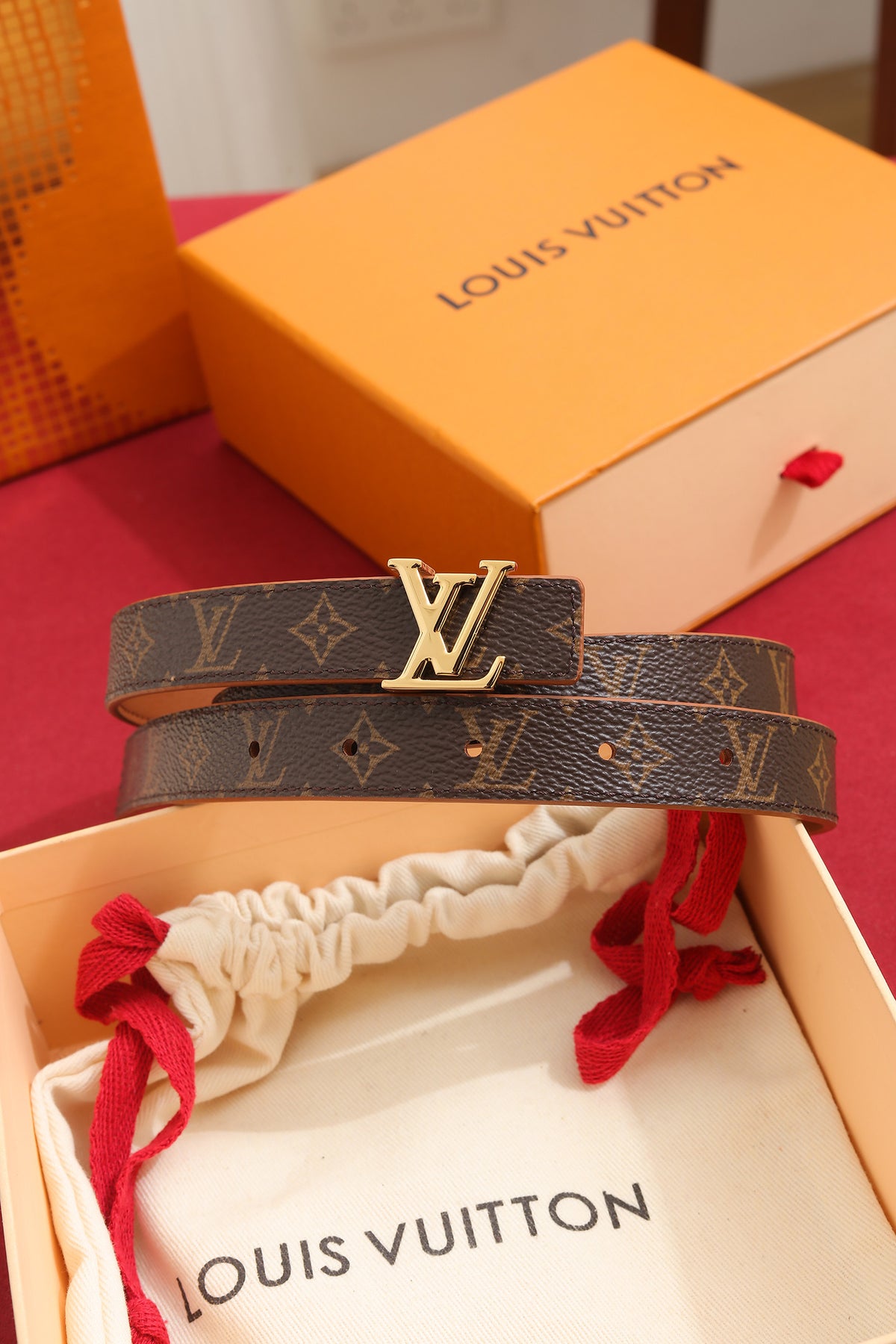 Ремінь Louis Vuitton Monogram з полотна