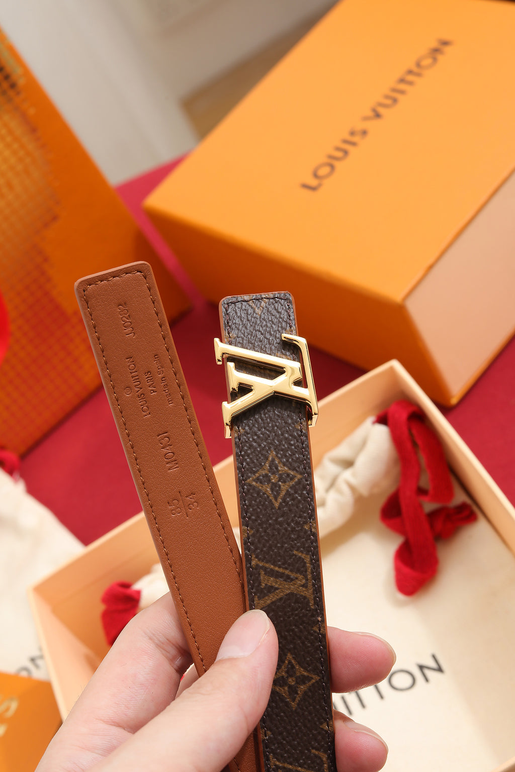 Ремінь Louis Vuitton Monogram з полотна