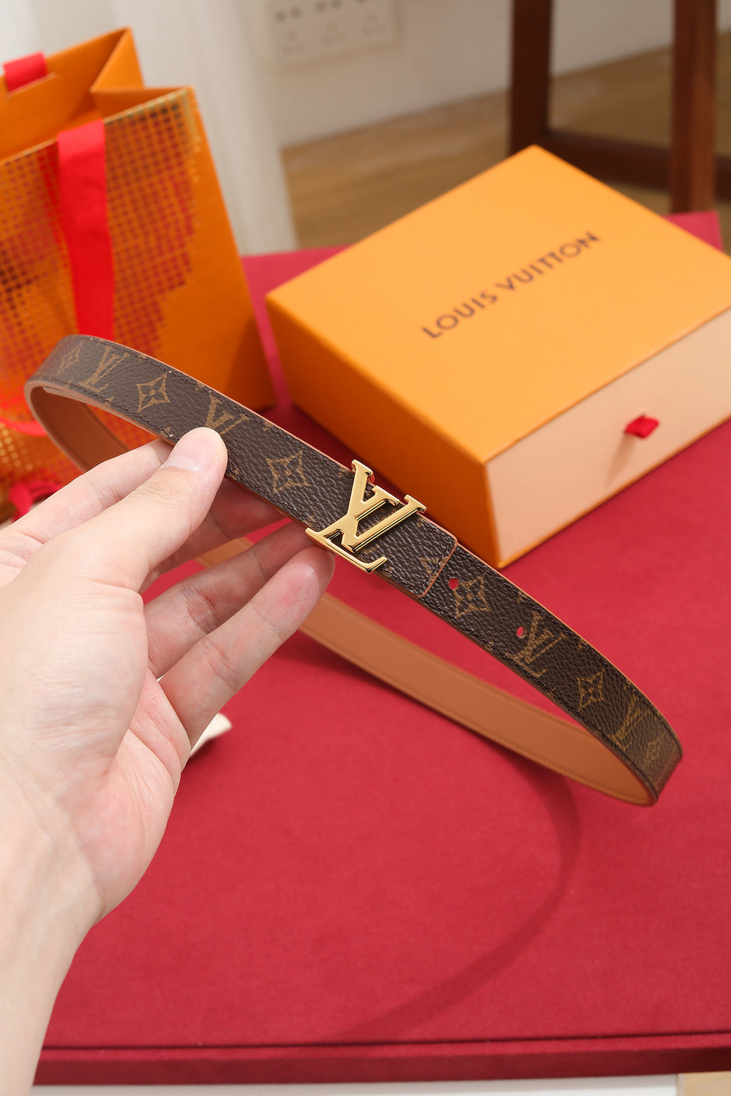 Ремінь Louis Vuitton Monogram з полотна