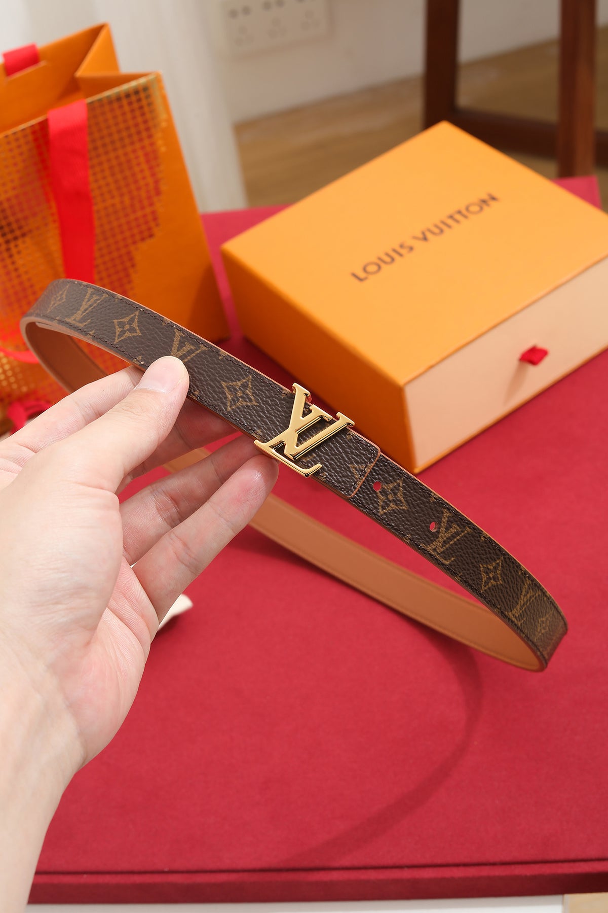 Ремінь Louis Vuitton Monogram з полотна