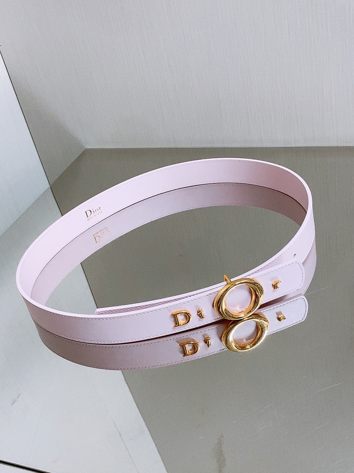 Ремінь Dior з натуральної телячої шкіри