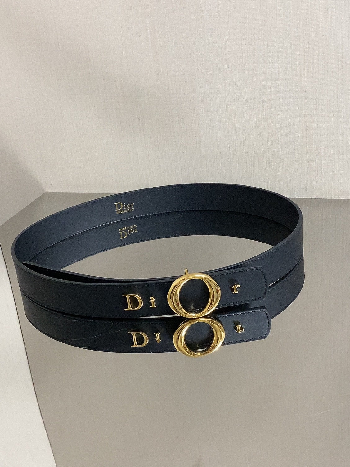 Ремінь Dior з натуральної телячої шкіри