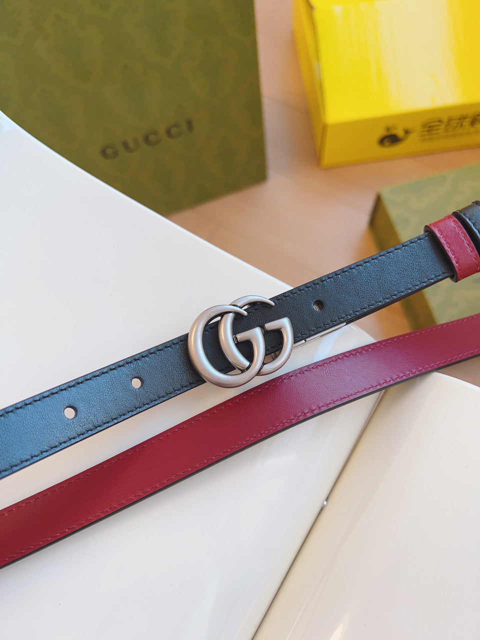 Ремінь Gucci з шкіри — фото 2