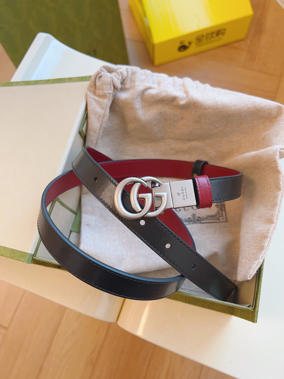 Ремінь Gucci з шкіри — фото 6